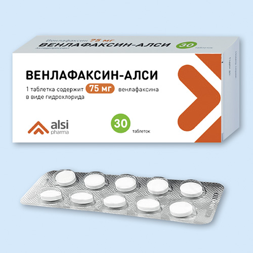 Венлафаксин-АЛСИ таб. 75мг №30