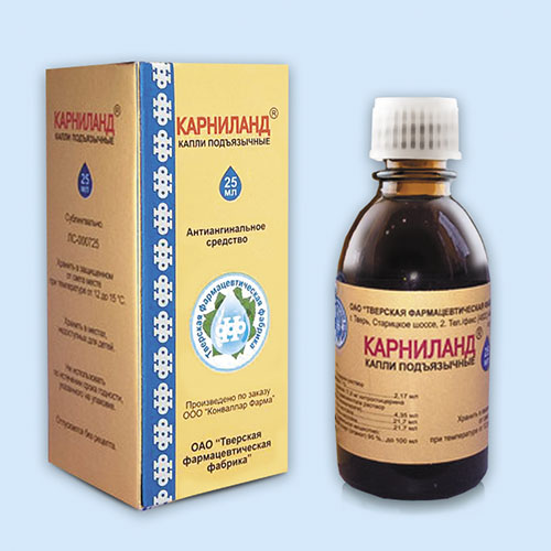 Карниланд фл.-кап. (капли подъязычные) 25мл