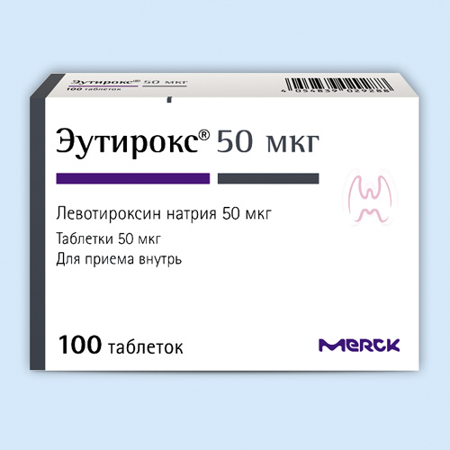 Эутирокс таб. 50мкг №100