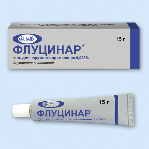Флуцинар гель 0,025% 15г