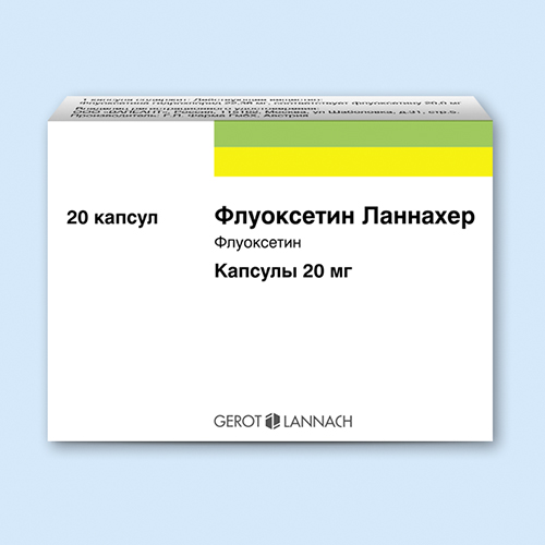 Флуоксетин Ланнахер капс. 20мг №20