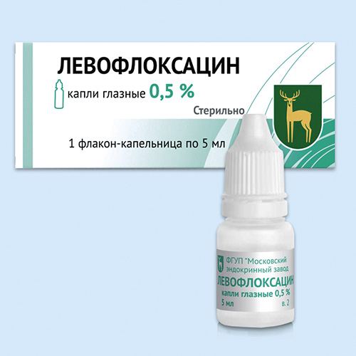 Левофлоксацин фл.-кап.(капли глазн.) 0,5% 5мл