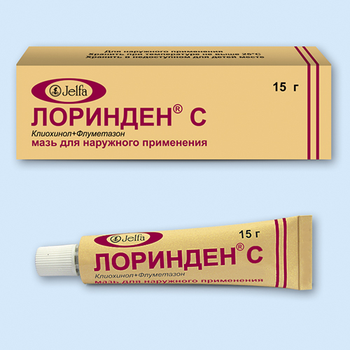 Лоринден C мазь 15г