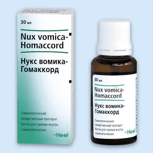 Нукс Вомика-Гомаккорд фл.-кап.(капли орал.) 30мл