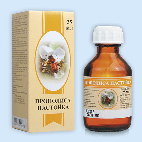 Прополиса настойка фл.-кап.(настойка местн.) 25мл