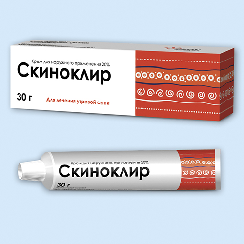 Скиноклир крем д/нар. прим. 20% 30г